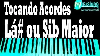 Como fazer acordes no teclado   S&eacute;rie Acordes maiores 11   Acorde de Bb Maior