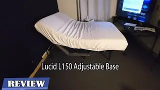 Lucid L150 Adjustable Base - BEST Adjustable Bed & Mattress Ever!
