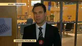 L&ouml;fvens debut och Reinfeldts avtackning i riksdagen - Nyhetsmorgon (TV4)