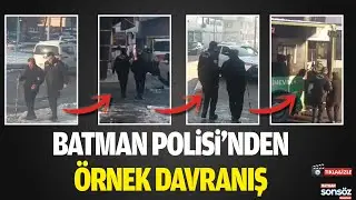 Batman Polisi’nden örnek davranış