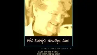 Phil Everly's Goodbye Line / Track from album Phil's Diner