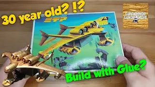 Thirty year old model kit🤔？ Medea - Earth Federation transport aircraft [ Speed Build & Paint ]