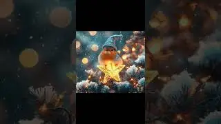 Calm Winter Robin 🐦 Soft Snow & Peaceful Fantasy Ambience