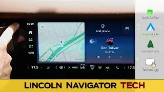 Media Screen in the Lincoln Navigator | CarPlay, Android Auto, Nav, Reboot and more (2025-2026)