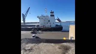 Massive ship being refueled #ships #shipports #shipmaintenance #shipmanagement