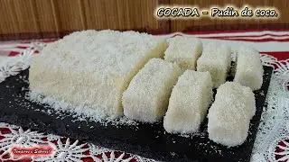 COCADA Pudin de Coco con s&oacute;lo 4 ingredientes f&aacute;cil y delicioso