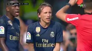 Luka Modrić red card vs Celta Vigo