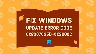 0x8007025D - 0x2000C, Installation failed in the SAFE_OS phase