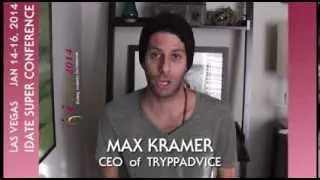Max Kramer CEO of TryppAdvice.com on his iDate 2014 Presentation at the Matchmaking Convention