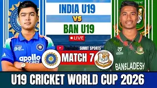 India U19 Vs BANU19|7th ODI |U19 World Cup 2026 | Live Score |Live analysis  | FAN CHAT | Discussion