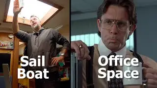Using my 32' sailboat as a SailBoat Office Space - Captain's Vlog 14