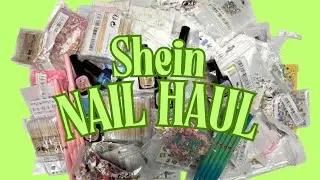 Huge Shein Nail Haul- Charms, Stickers, and Gel Polish