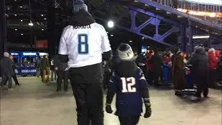 PLAYOFF BLOWOUT! Patriots vs. Titans Vlog - 1/13/18