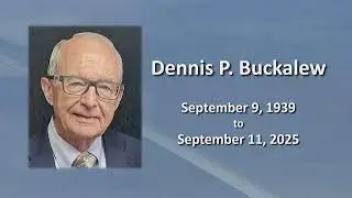 September 20, 2025  Dennis Buckalew Funeral Service