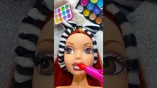 ASMR Satisfying with Unboxing & Review Mannequin Makeup Lipstick Red Skincare Sounds Video Fast