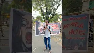 Horror theme Durga ji pandal 2025 l Jabalpur Navratri #shorts l Ahmedabad l Gujarat l Mumbai kolkata