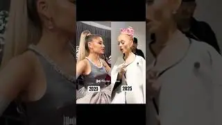 ⁠@ArianaGrande transformation between 2020 & 2025 🤍#arianagrande #celebrity #beforeandafter