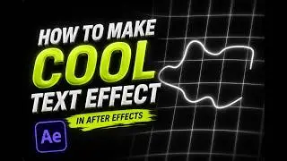 HOW TO MAKE COOL TEXT EFFECT FAST IN AFTER EFFECTS ✅