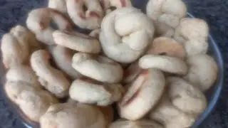 ❤️ROSQUINHA DE BANANAS COM POLVILHO TIPO SEQUILHO BEM CROCANTE ÓTIMA PARA O CAFÉ DA TARDE 