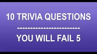 Genius Trivia Test