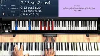 Emotion (by Destiny's Child/The Bee Gees and Samantha Sang) - Piano Tutorial