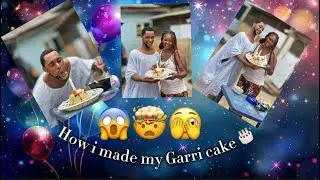 How i made Garri cake 🎂 😳😳😳 #cake #cakedesign #cakebaking #baking #cakeart