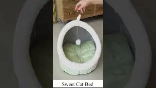 Sweet Cat Bed #short #Amazonlatestproducts #amazonsaleitems #amazongreatindianfestival #GadgetsHome