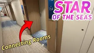 Как устроены смежные каюты на лайнере Star of The Seas? Круизный лайнер компании Royal Caribbean.