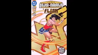 POR DENTRO Mulher-Maravilha e Flash #1 DC Comics Panini 