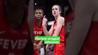 The fever's  struggle. #CaitlinClark#WNBA#IndianaFever#WomenInSports#BasketballLeadership