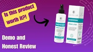 Magnesium Spray for Feet - With Castor Oil- Topical Foot Application for Women, Men, Kids and Adults