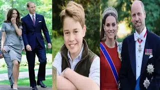 Kate And William Mark Prince Georges 12th Birthday With New Portrait