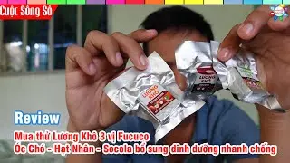 Mua thử Lương Khô 3 vị Vị Fucuco Óc Chó - Hạt Nhân - Socola bổ sung dinh dưỡng nhanh chống