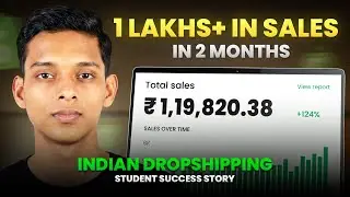 ₹1 Lakh+ Sales in 2 Months 🔥 Indian Dropshipping Case Study