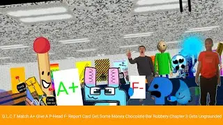 Match A+ Give P-Head F- Report Card Get Chocolate Bar Robbery Chapter 3 Gets Grounded S1 Episode 27