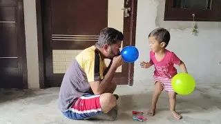 Balloon Show | Amazing Balloon Show | Baby Playing With Colored Balloon