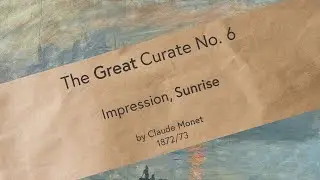 6. Impression Sunrise Claude Monet