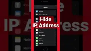 Hide IP Address    || i phone tricks ||