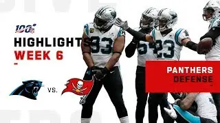 Panthers D Lights Up London w/ 5 INTs | NFL 2019 Highlights