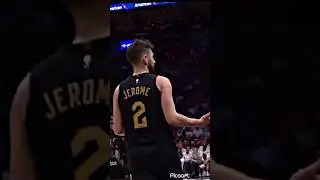 Ty Jerome Makes Half Court Buzzer Beater To Put Cavs Ahead 50 #tyjerome #halfcourt #shrug #mj