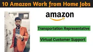 10 Amazon Work From Home Jobs You Can Apply Right Now!  | Students, Freshers & 12th Pass Can Apply
