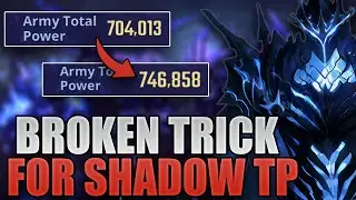 THIS IS INSANE! NEW TRICK TO INCREASE YOUR SHADOW TP!! | SOLO LEVELING: ARISE