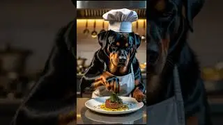 Rottweiler Chef Journey 🍳🐾 | Cooking Adventure Like No Other!