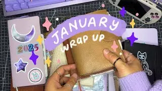 January 2025 Monthly Wrap Up - Changed my main planner! (Moterm, Kinbor, Paperideas)