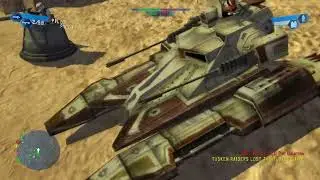 Star Wars Battlefront 2004 Dune Sea Instant Action / Saber tank ruled the battle!