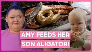 🐊🍖  Amy Feeds Her Son Spicy ALLIGATOR! | 1000-lb Sisters | Love Reality