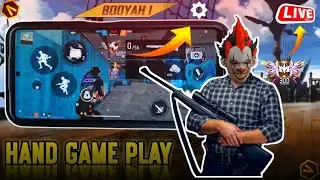 ONE HAND GAMING  LIVE ON 🥰 FREE FIRE MAX 💯 HAND GAME PLAY ⏯️ POCO X5 📱🥰 #FREEFIREMAXLIVE