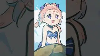 Little Mermaid Kokomi And  Pirate Kirara & Lynette [ Genshin Impact Comic ]