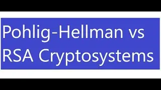 Pohlig-Hellman vs RSA Crypto systems: Structural Similarities