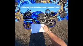 PASSING THE 2K25 MOTORCYCLE PERMIT TEST/NEW VISOR/QUICK RIDE